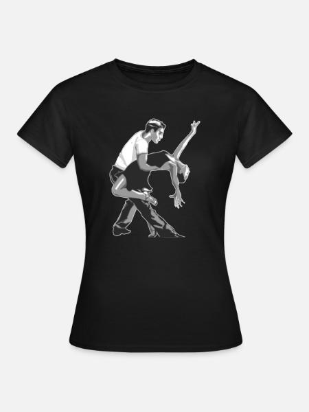 Ballerini e regalo danza ballerino di salsa - Maglietta da donna - nero