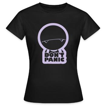 Dont'Panic Marvin - Women's T-Shirt - black - Front - AI Model Female 172 dark (172cm)