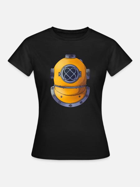 Miscellaneous Helmet / Diver's helmet - Women's T-Shirt - black
