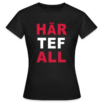 Härtefall Ö - Frauen T-Shirt - Schwarz - Vorne - AI Model Female 172 dark (172cm)