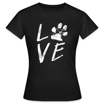 Tierfreund - Frauen T-Shirt - Schwarz - Vorne - AI Model Female 172 dark (172cm)
