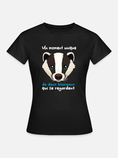 Dachs-Humor - Frauen T-Shirt - Schwarz