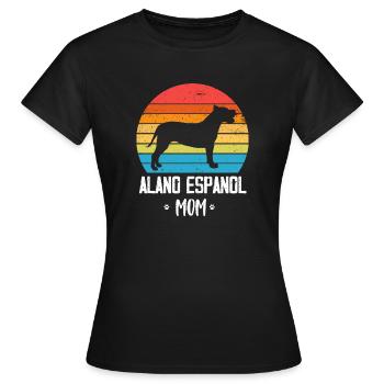 Alano Espanol - T-shirt Femme - noir - Devant - AI Model Female 172 dark (172cm)