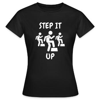 Aérobic aérobic Sport Fitness Cadeau Femmes - T-shirt Femme - noir - Devant - AI Model Female 172 dark (172cm)
