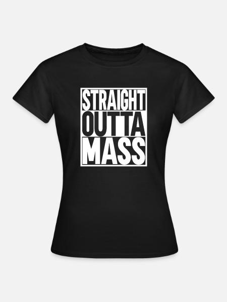 Massachusetts - Frauen T-Shirt - Schwarz