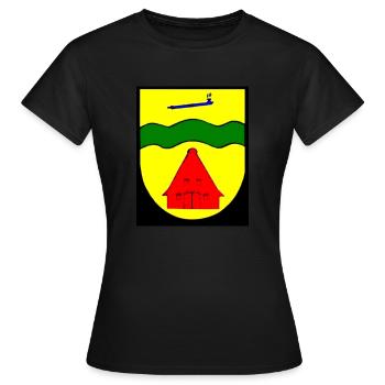 bokstedt USB - T-shirt Femme - noir - Devant - AI Model Female 172 dark (172cm)