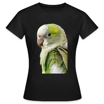 Conure veuve - T-shirt Femme - noir - Devant - AI Model Female 172 dark (172cm)