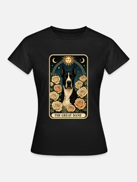 Deutsche Dogge - Frauen T-Shirt - Schwarz