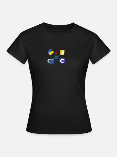 Programming - Frauen T-Shirt - Schwarz