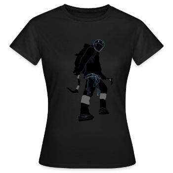 Alpinistes - T-shirt Femme - noir - Devant - AI Model Female 172 dark (172cm)