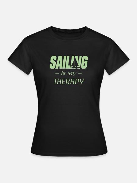Segeln - Frauen T-Shirt - Schwarz
