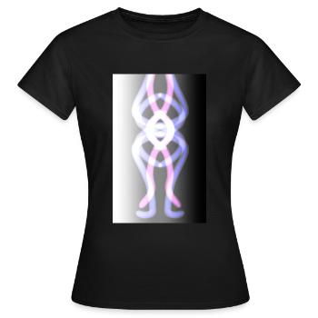 Figure, Fantaisie, Motif - T-shirt Femme - noir - Devant - AI Model Female 172 dark (172cm)
