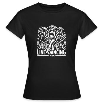 Mama tanzt Danse en ligne Maman - T-shirt Femme - noir - Devant - AI Model Female 172 dark (172cm)