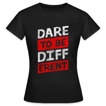 Respect individuel Spécial - T-shirt Femme - noir - Devant - AI Model Female 172 dark (172cm)