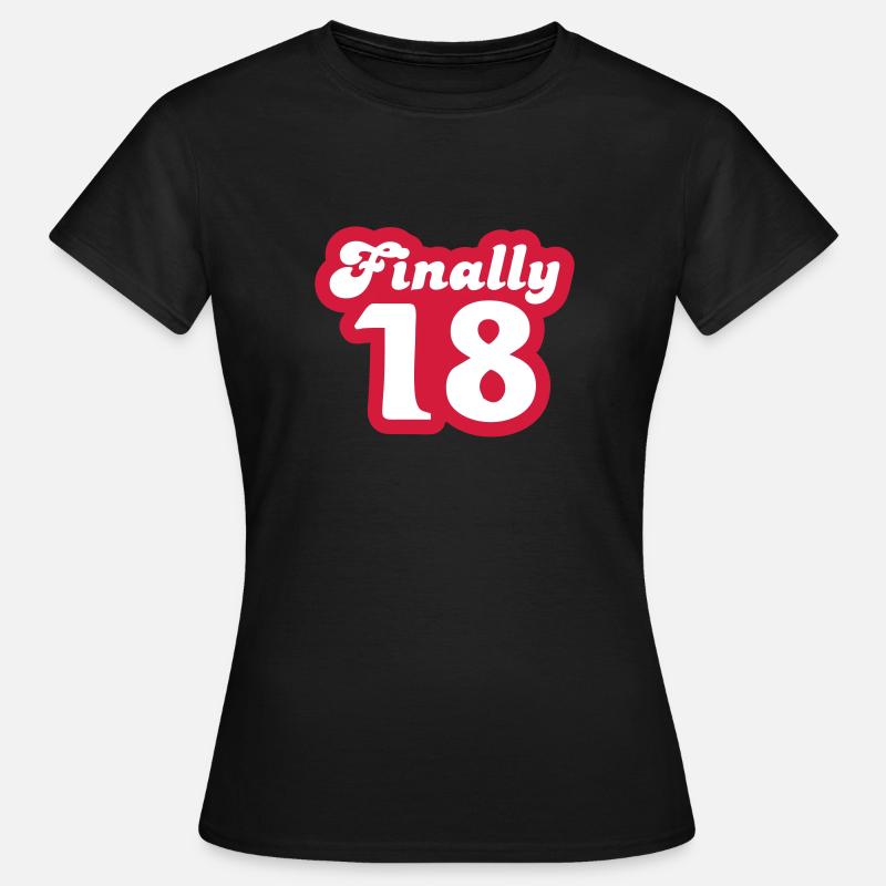 Finally 18 - Women's T-Shirt - black