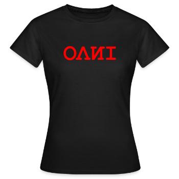 UFO - Frauen T-Shirt - Schwarz - Vorne - AI Model Female 172 dark (172cm)