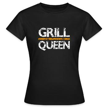 Grill Queen Grill - Women's T-Shirt - black - Front - AI Model Female 172 dark (172cm)