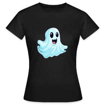 Geist - Frauen T-Shirt - Schwarz - Vorne - AI Model Female 172 dark (172cm)