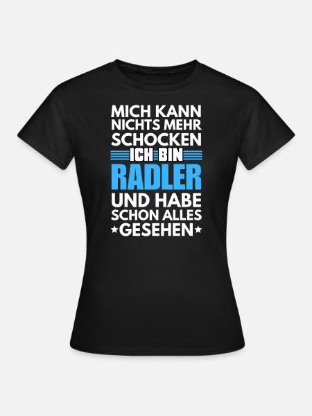 Nicht schockbarer Radler - Frauen T-Shirt - Schwarz