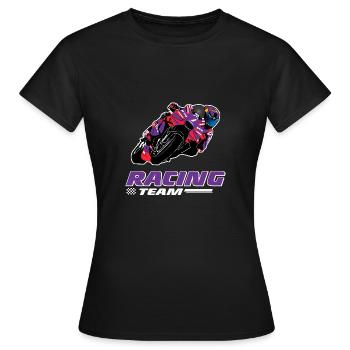Motorcycle Racing - Superbike - Women's T-Shirt - black - Front - AI Model Female 172 dark (172cm)