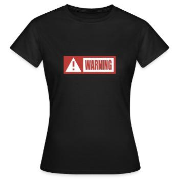 Danger - T-shirt Femme - noir - Devant - AI Model Female 172 dark (172cm)