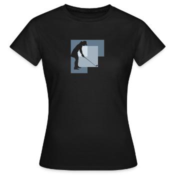 Golf Drive Golf Clubs - T-shirt Femme - noir - Devant - AI Model Female 172 dark (172cm)