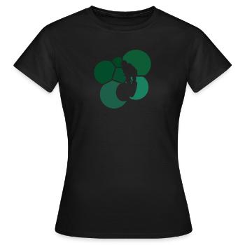 Dirt Descent Freeride - T-shirt Femme - noir - Devant - AI Model Female 172 dark (172cm)