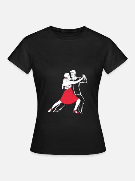 Salsa Tänzer Tänzerin - Frauen T-Shirt - Schwarz