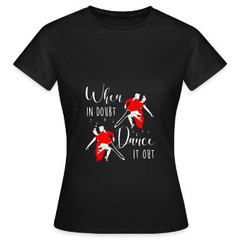 Salsa Dancer Dancer - Women's T-Shirt - black - Front - AI Model Female 172 dark (172cm)