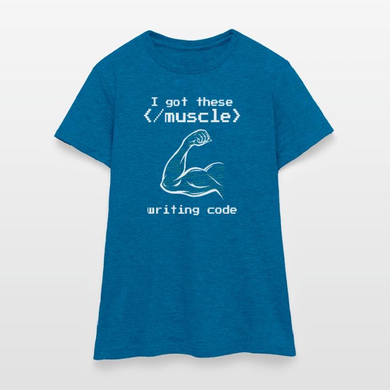 J’ai eu ces codeurs de programmeur de code d’écriture musculaire T-shirt Femme