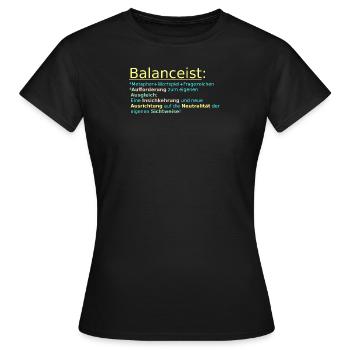 Balancist #1Neu 7 - Frauen T-Shirt - Schwarz - Vorne - AI Model Female 172 dark (172cm)