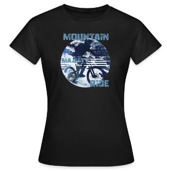 Balade Mountain Majesty - T-shirt Femme - noir - Devant - AI Model Female 172 dark (172cm)