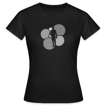 Ring Uppercut Boxer - Frauen T-Shirt - Schwarz - Vorne - AI Model Female 172 dark (172cm)