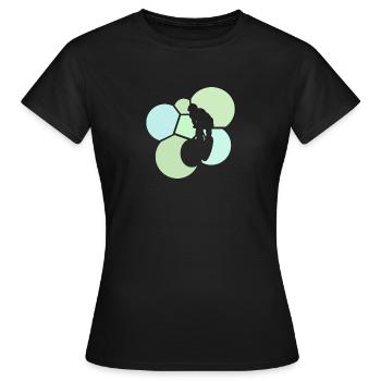 Dirt Downhill Downhiller VTT - T-shirt Femme - noir - Devant - AI Model Female 172 dark (172cm)