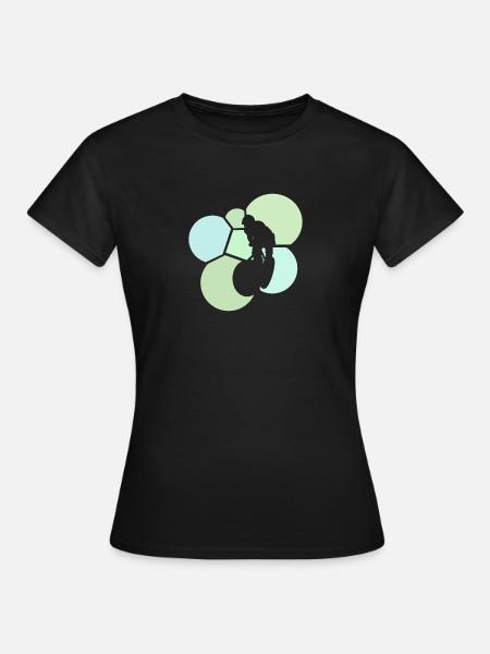 Dirt Downhill Downhiller MTB - Frauen T-Shirt - Schwarz