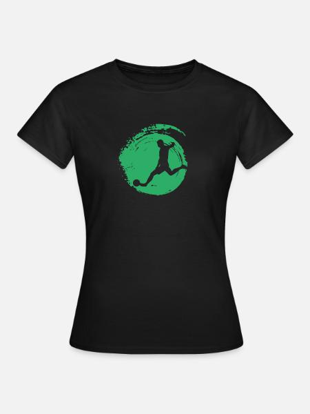 Verteidiger Mittelfeldspieler - Frauen T-Shirt - Schwarz