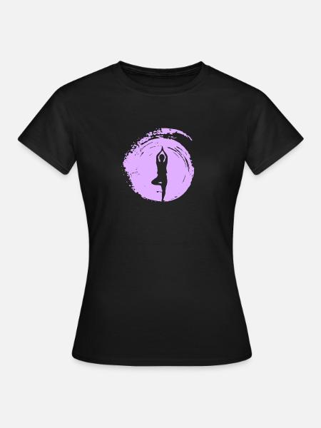 Mantra Mindfulness - Frauen T-Shirt - Schwarz