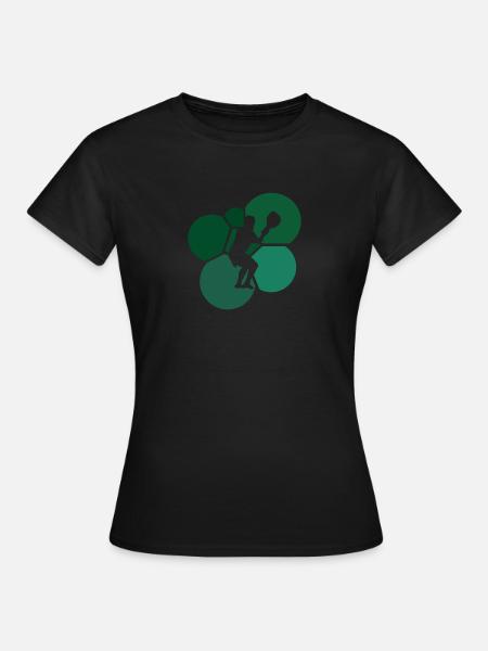 Lacrosse LSM Stock - Frauen T-Shirt - Schwarz