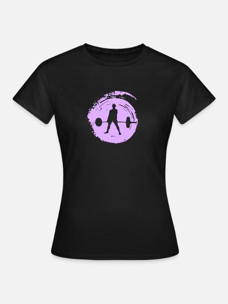 Gym Kraftsport - Frauen T-Shirt - Schwarz