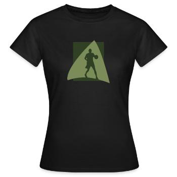 Dribble Hooping - T-shirt Femme - noir - Devant - AI Model Female 172 dark (172cm)