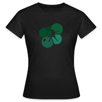 Badminton Smash Badminton Joueur Effacer - T-shirt Femme - noir - Devant - AI Model Female 172 dark (172cm)