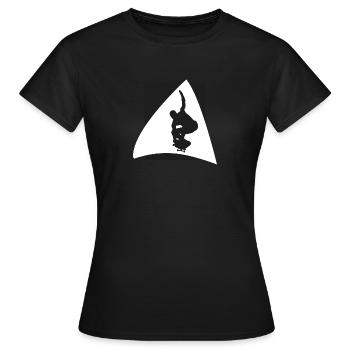 Planche à roulettes Planche à roulettes - T-shirt Femme - noir - Devant - AI Model Female 172 dark (172cm)