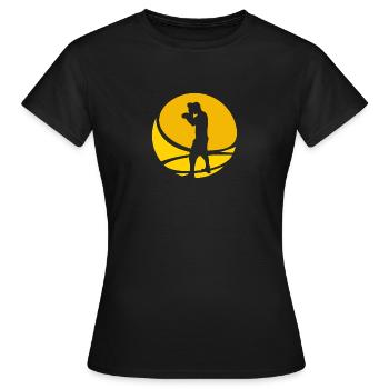 Boxkampf Boxer Boxing - Frauen T-Shirt - Schwarz - Vorne - AI Model Female 172 dark (172cm)