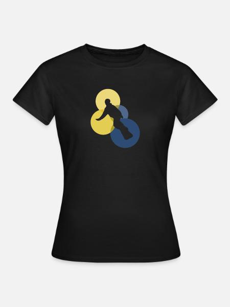 Snowboarder Snowboard Boarder - Frauen T-Shirt - Schwarz