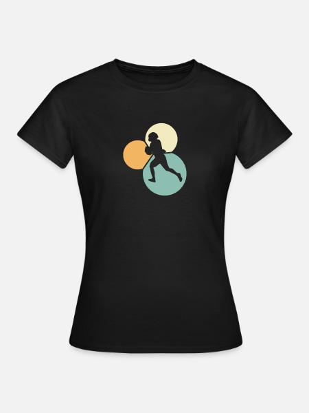 Gridiron Touchdown - Frauen T-Shirt - Schwarz