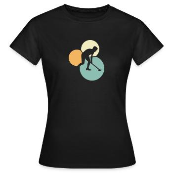 Fieldhockey Stick - Frauen T-Shirt - Schwarz - Vorne - AI Model Female 172 dark (172cm)