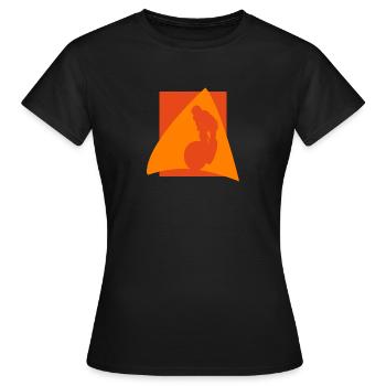 Mountainbiking Trail - Frauen T-Shirt - Schwarz - Vorne - AI Model Female 172 dark (172cm)