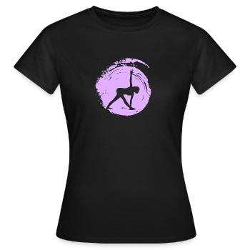 Mantra Yoga - T-shirt Femme - noir - Devant - AI Model Female 172 dark (172cm)
