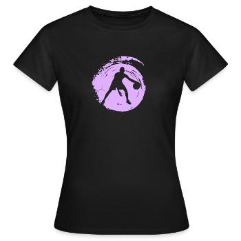 Dribbling Rebounding - Women's T-Shirt - black - Front - AI Model Female 172 dark (172cm)