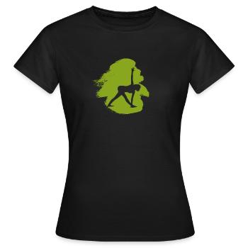 Mantra de yoga de méditation - T-shirt Femme - noir - Devant - AI Model Female 172 dark (172cm)